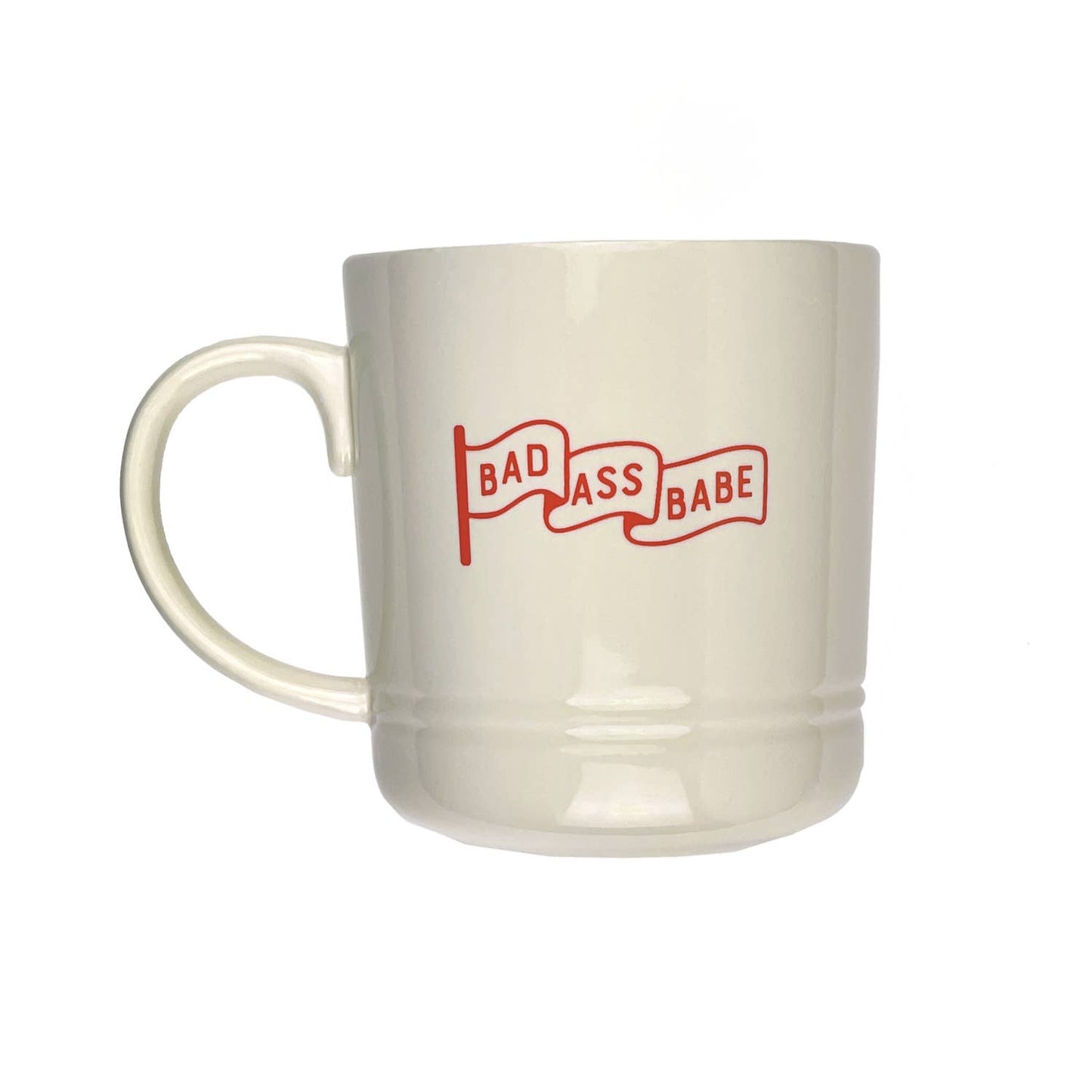 Ruff House Print Shop - Badass Babe Ceramic Coffee Mug