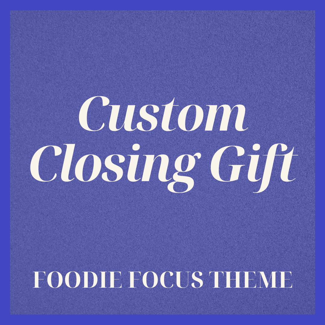 Custom- Foodie Focus Basket