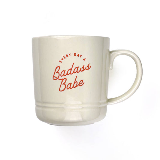 Ruff House Print Shop - Badass Babe Ceramic Coffee Mug